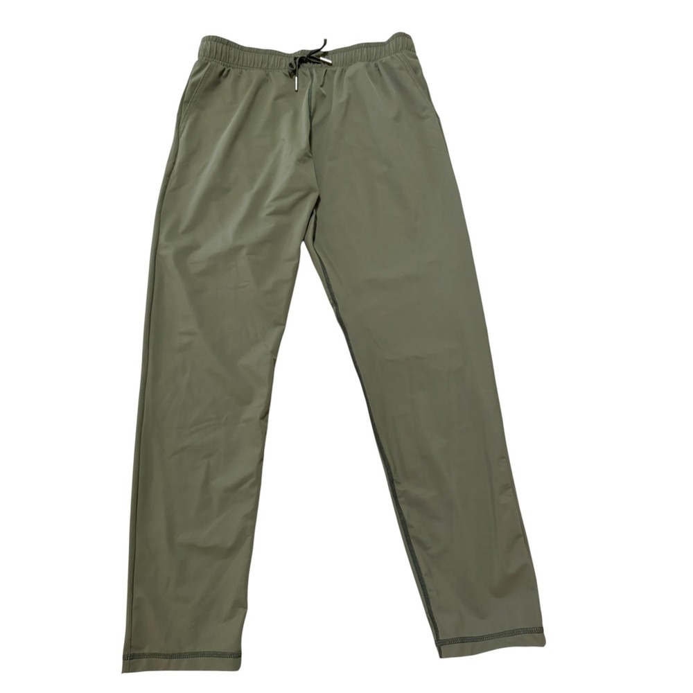 Zyia Active Everywhere Pants Olive Green Drawstring Joggers Womens Size M